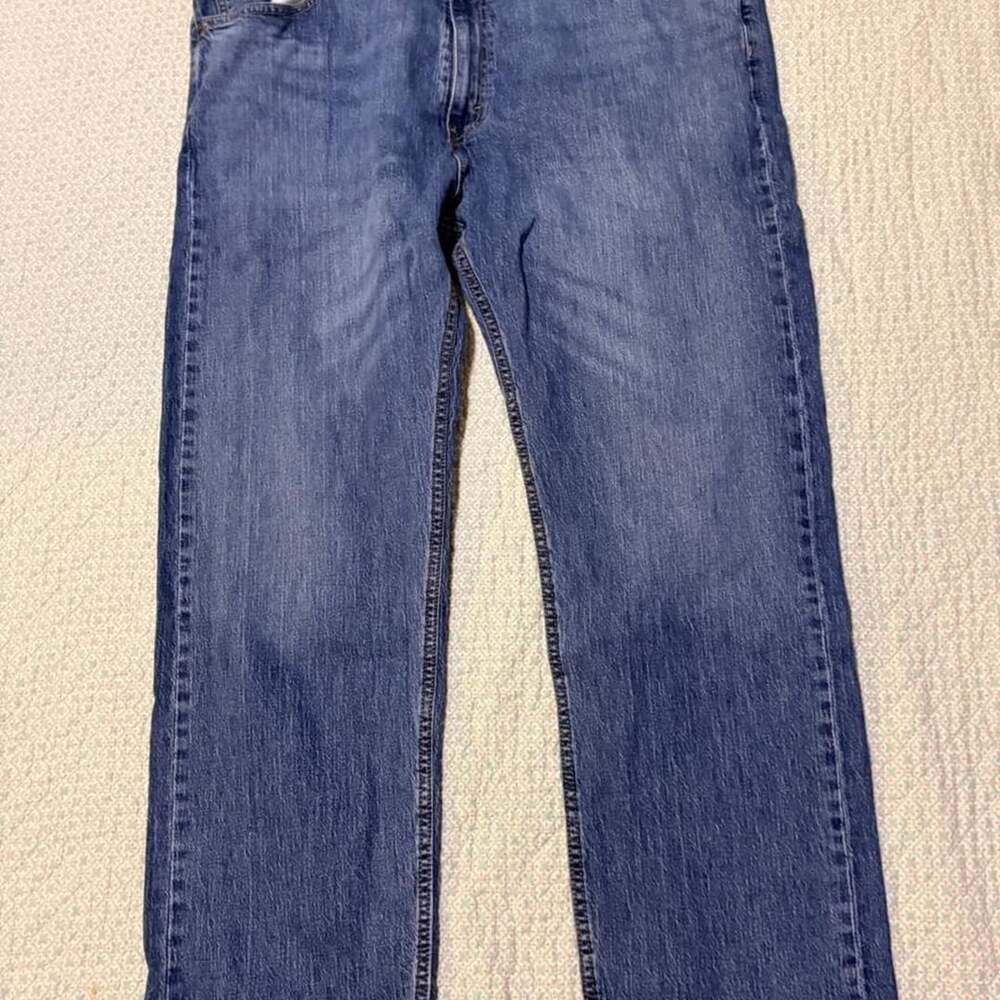 Levi's 505 Regular Fit Jeans Size 42x30 Blue Denim